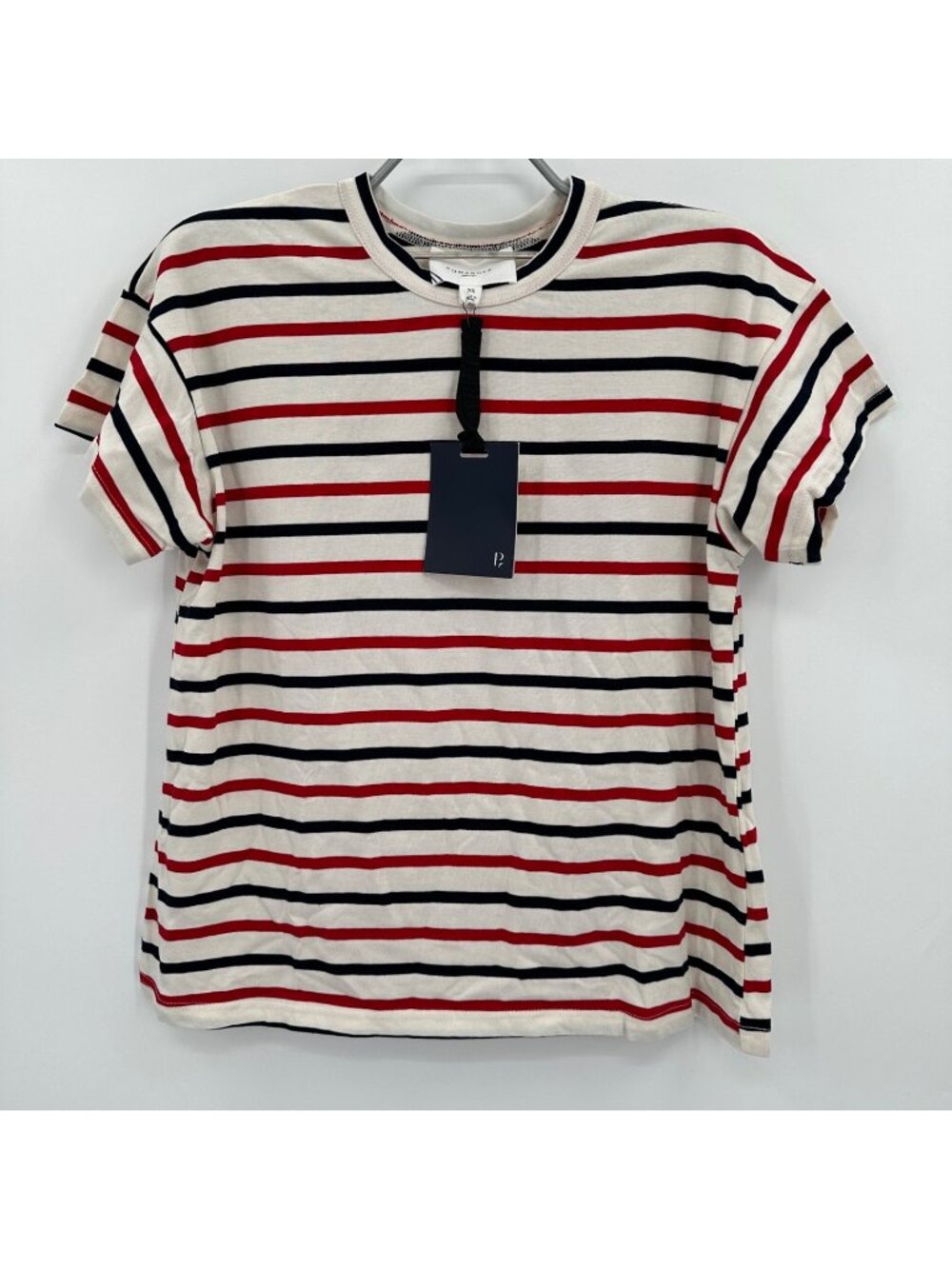 Pomander Place by Tuckernuck Americana Striped Presley Tee size XS NWT